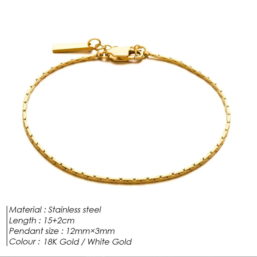 Men's Braided Wire Chain Bracelet