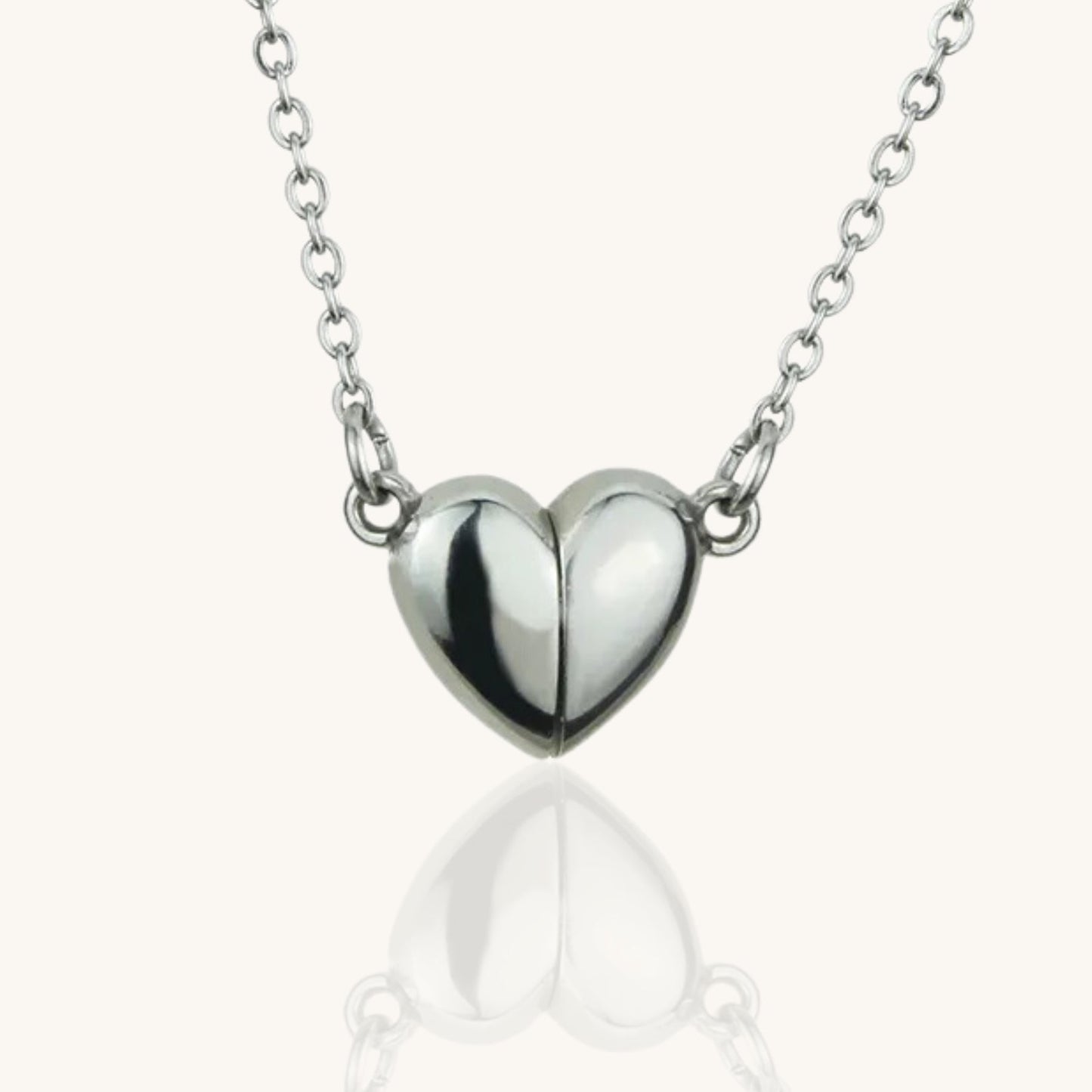 Mother and Daughter Magnetic Mini Heart Necklace