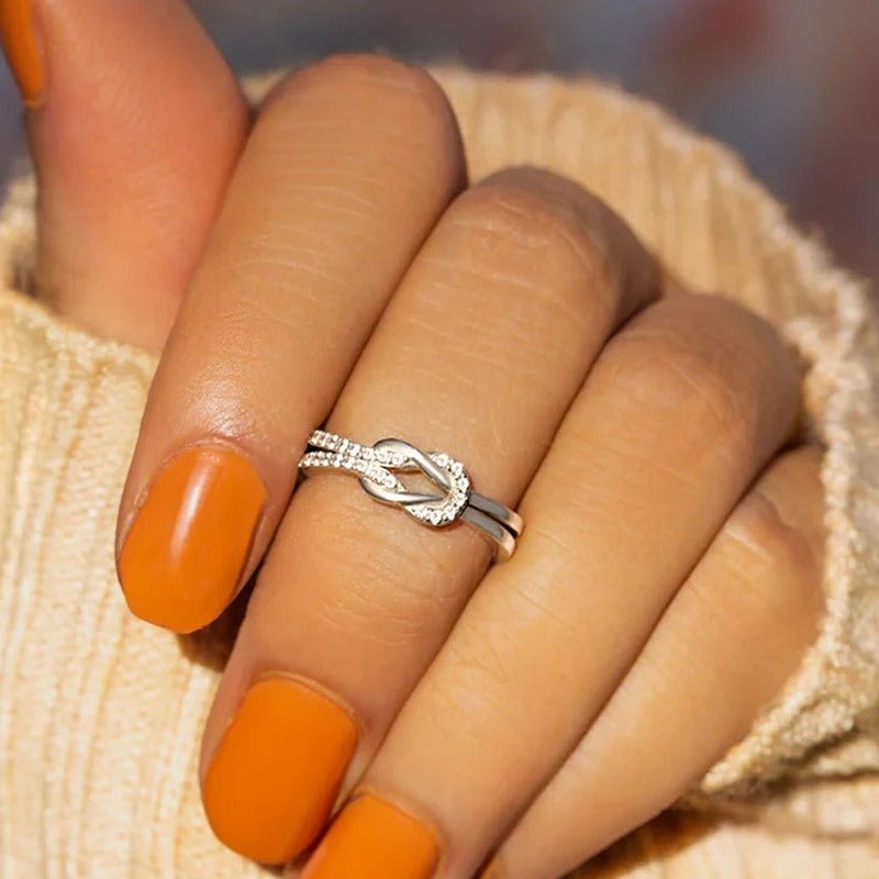 Mother & Daughter Eternal Bond Knot Rings