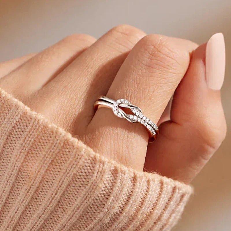 Mother & Daughter Eternal Bond Knot Rings