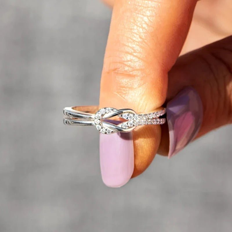 Mother & Daughter Eternal Bond Knot Rings