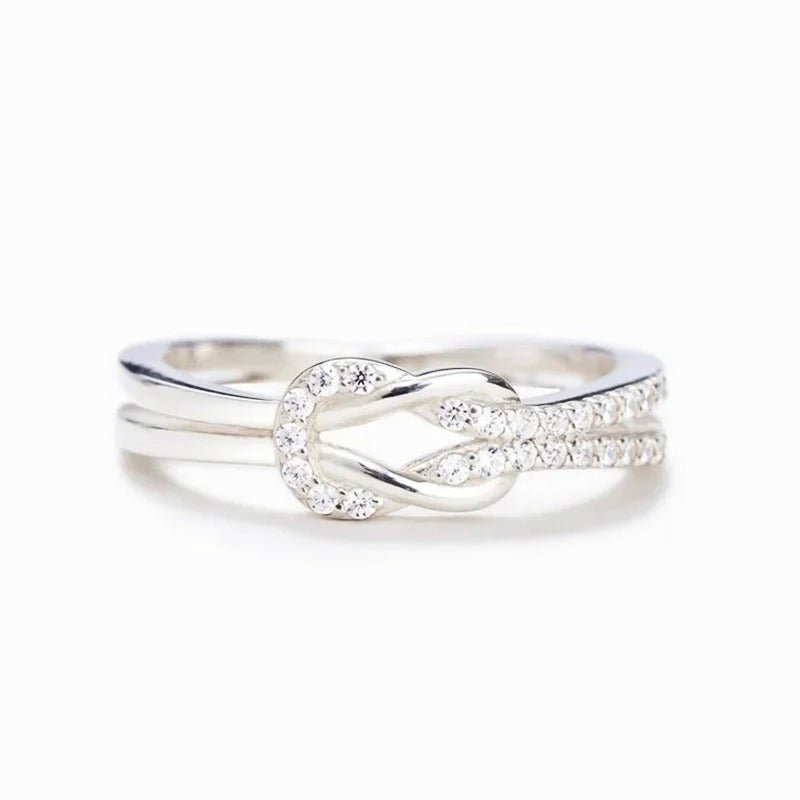 Mother & Daughter Eternal Bond Knot Rings