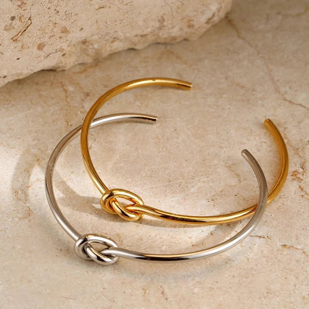 Mother & Daughter Infinity Knot Bracelet Bangle