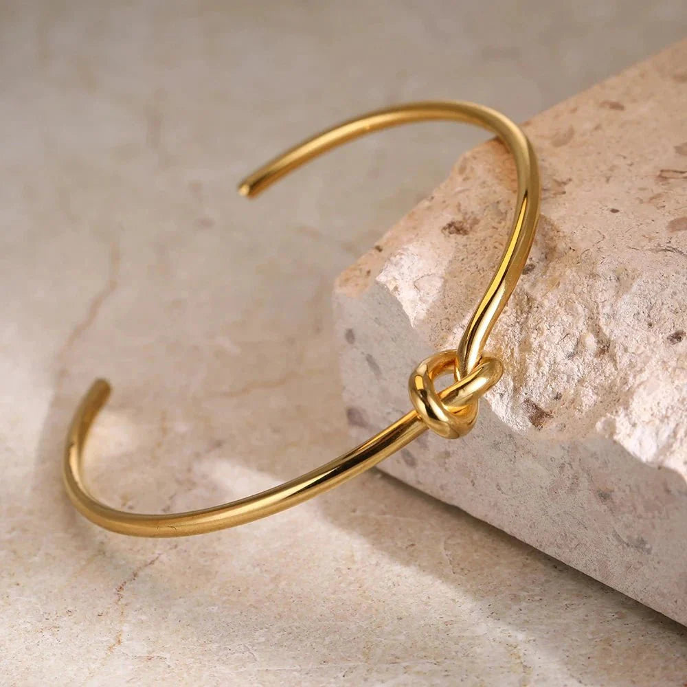 Mother & Daughter Infinity Knot Bracelet Bangle