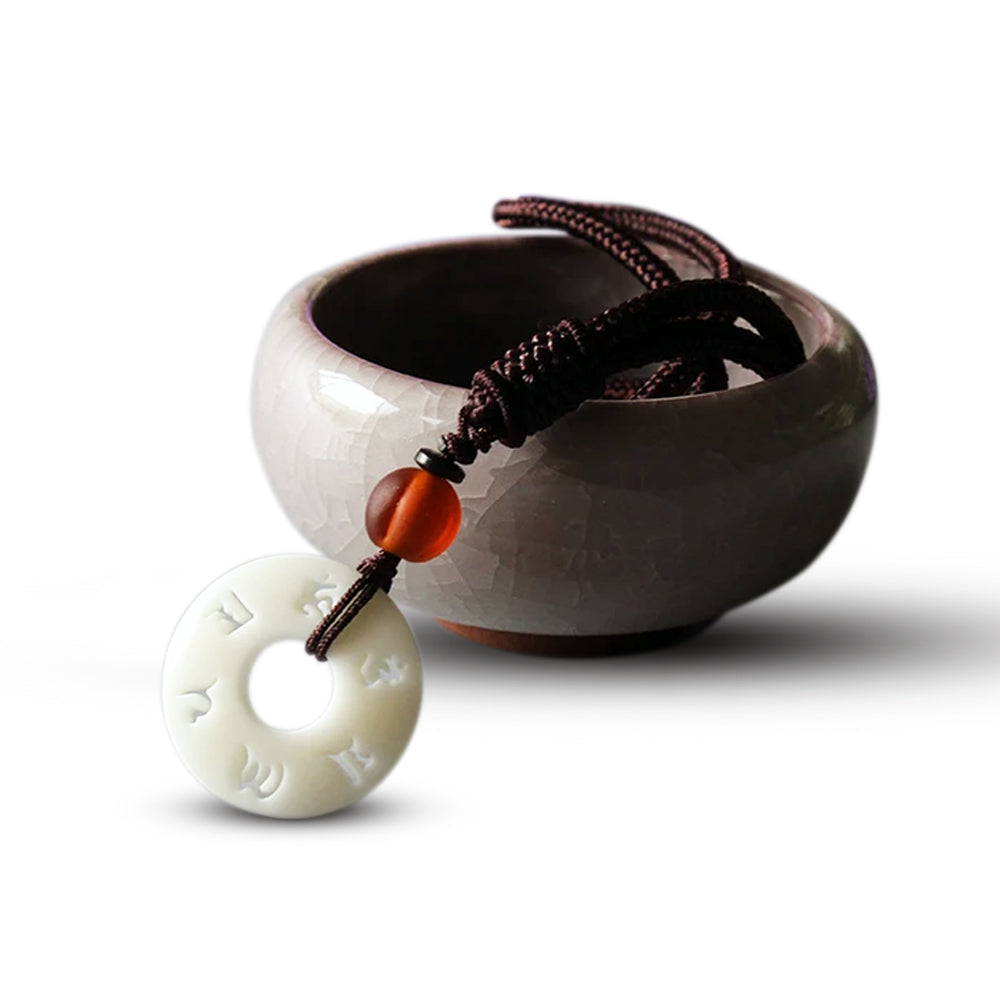 Tibetan Buddhist Handmade OM Necklace