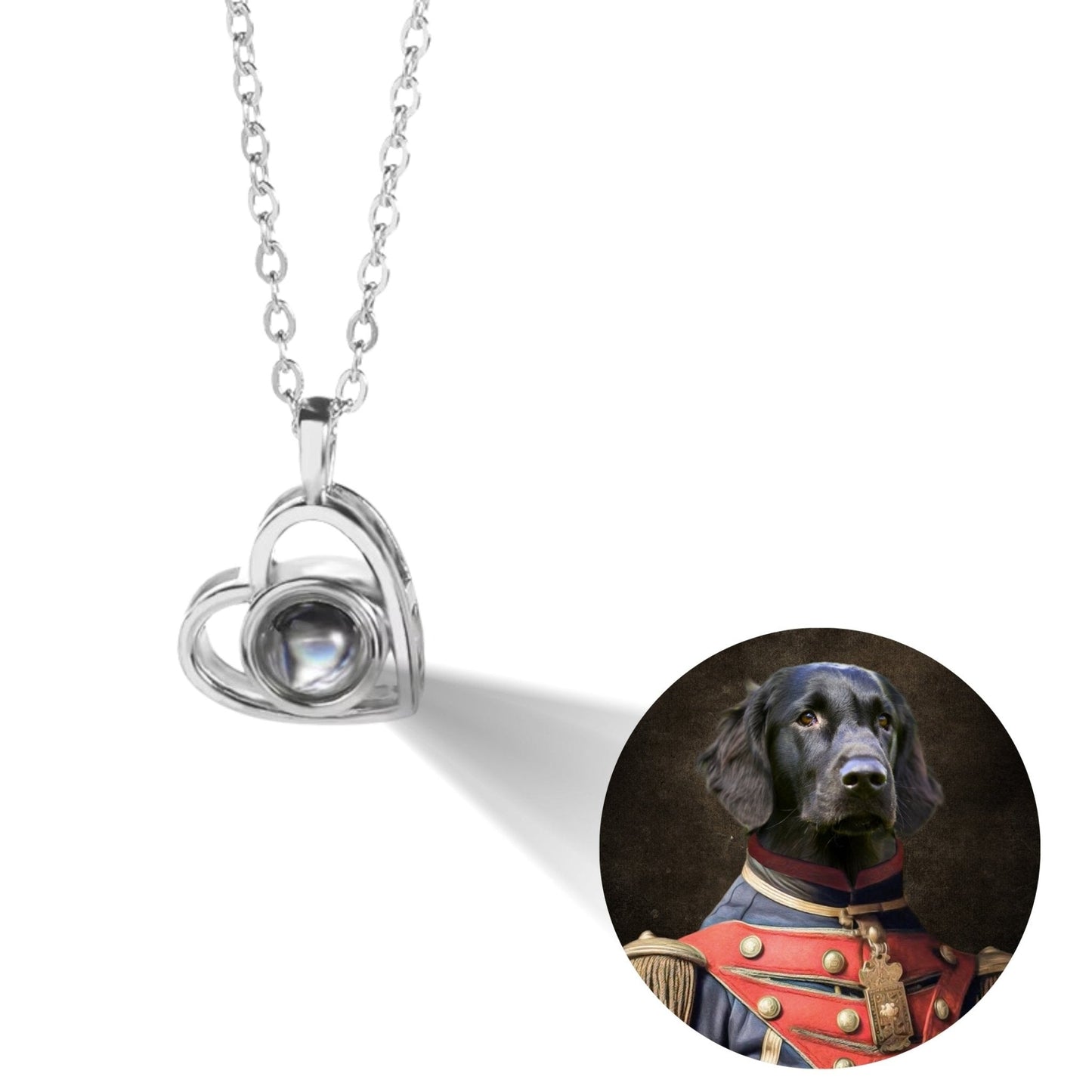 Personalized Pet Photo Projection Jewelry