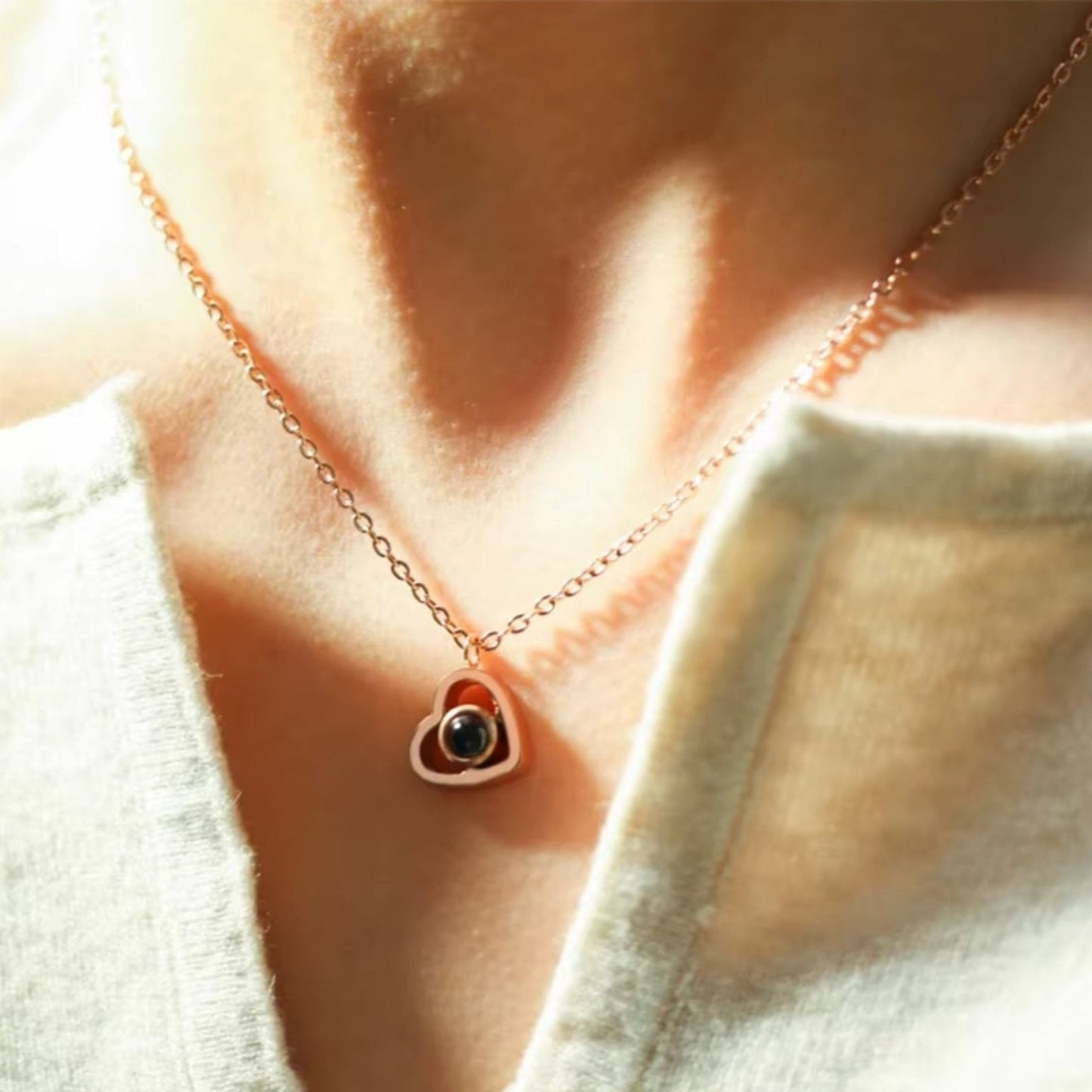 Personalized Pet Photo Projection Jewelry