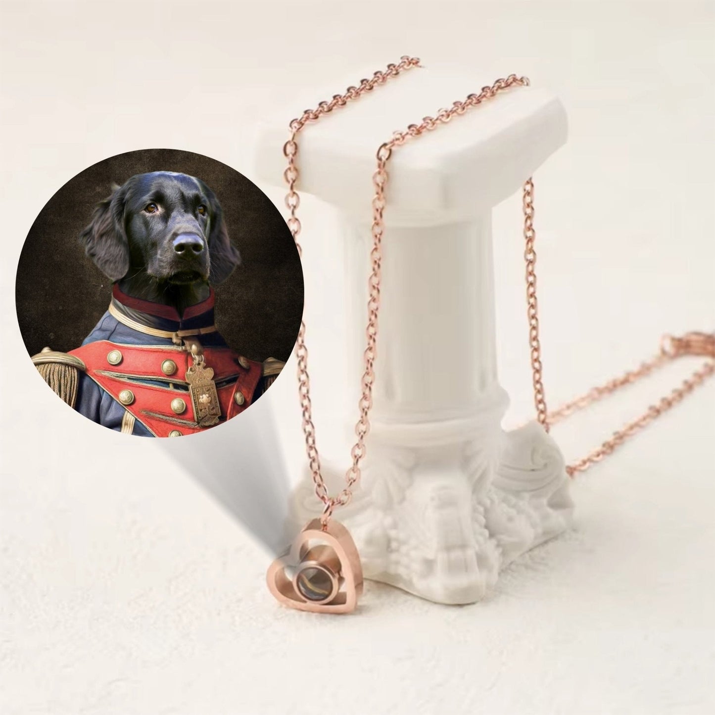 Personalized Pet Photo Projection Jewelry