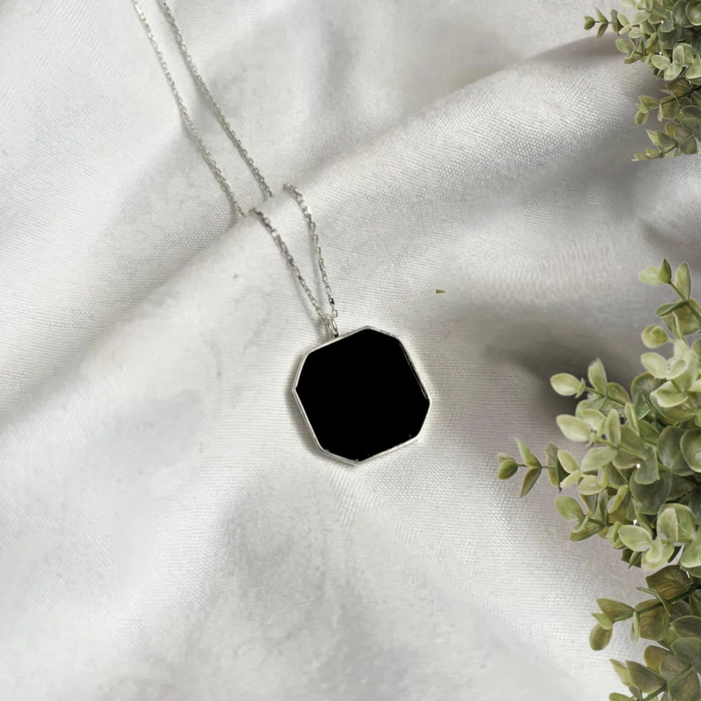 Photo Necklace with Heat Activated Hidden Picture