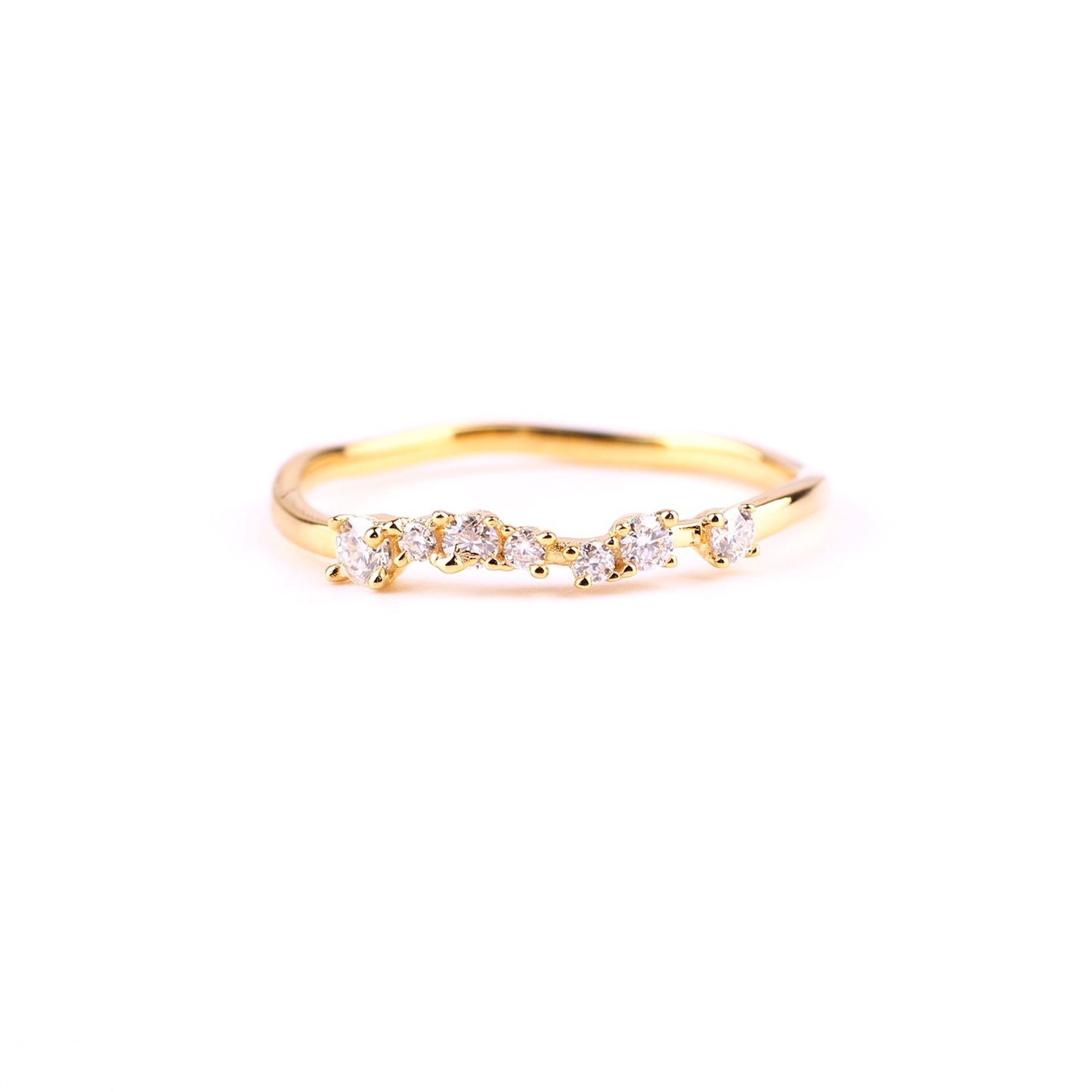 Schimmernder Diamantring
