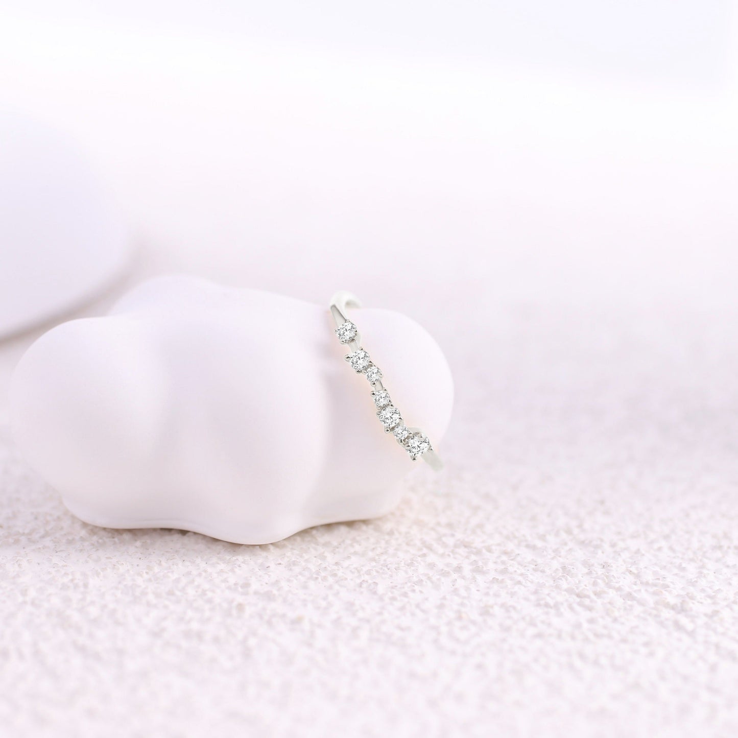 Schimmernder Diamantring