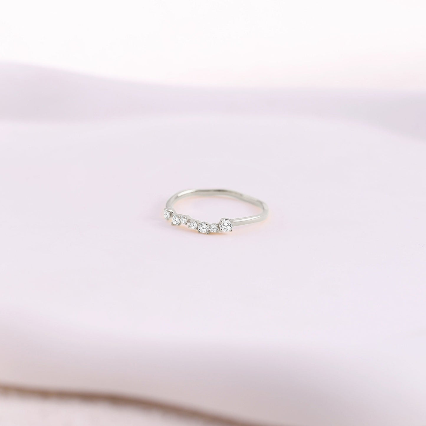 Schimmernder Diamantring
