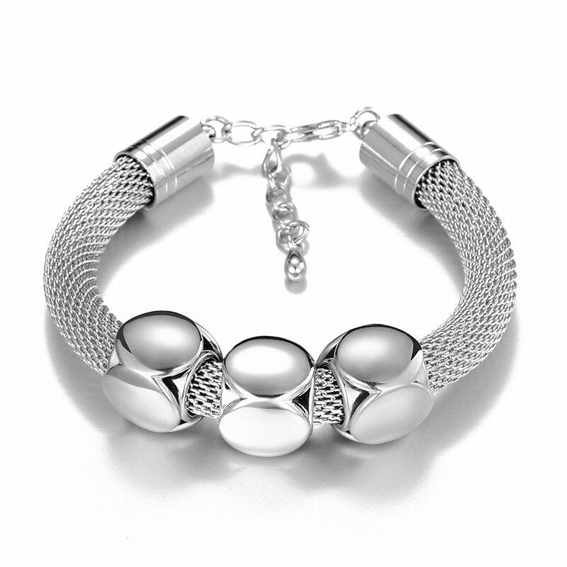 Test - Tri-Cube Metal Bracelet