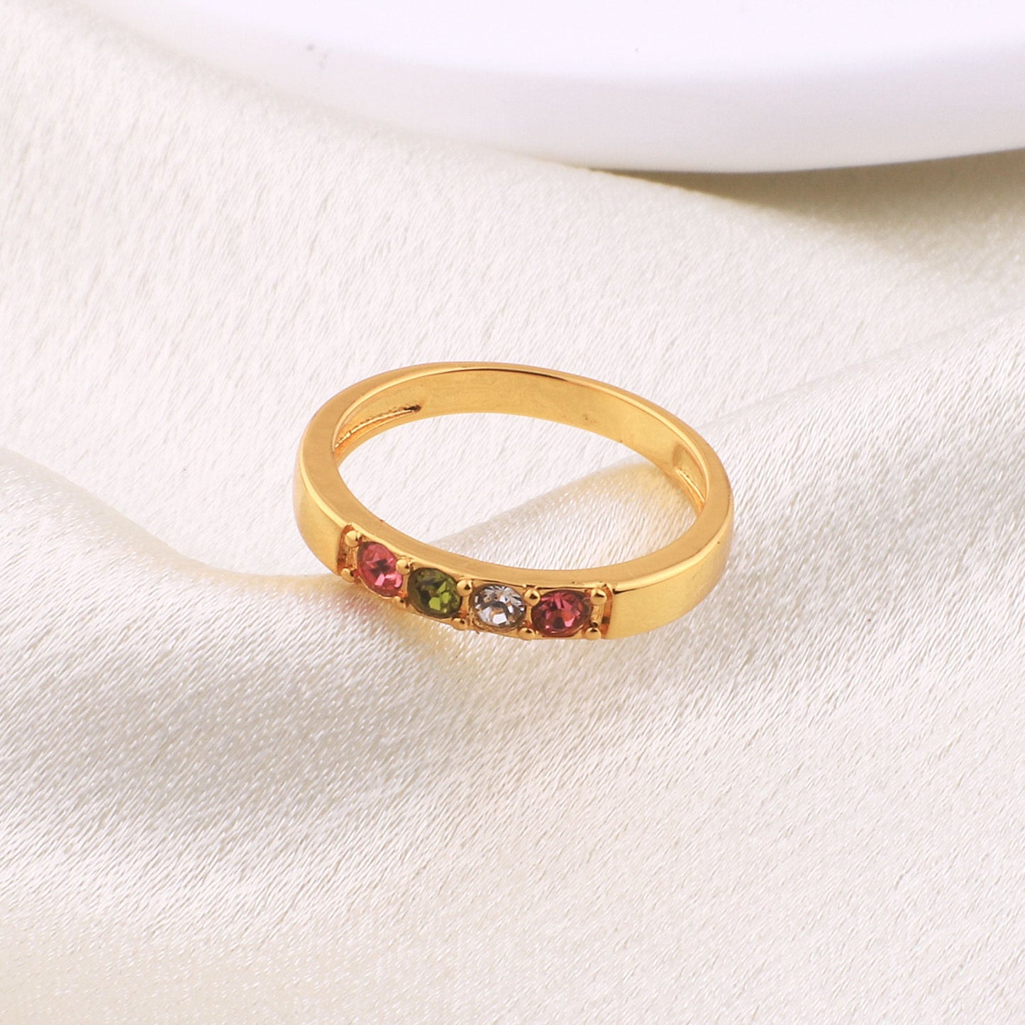 Stackable Birthstones Band Ring
