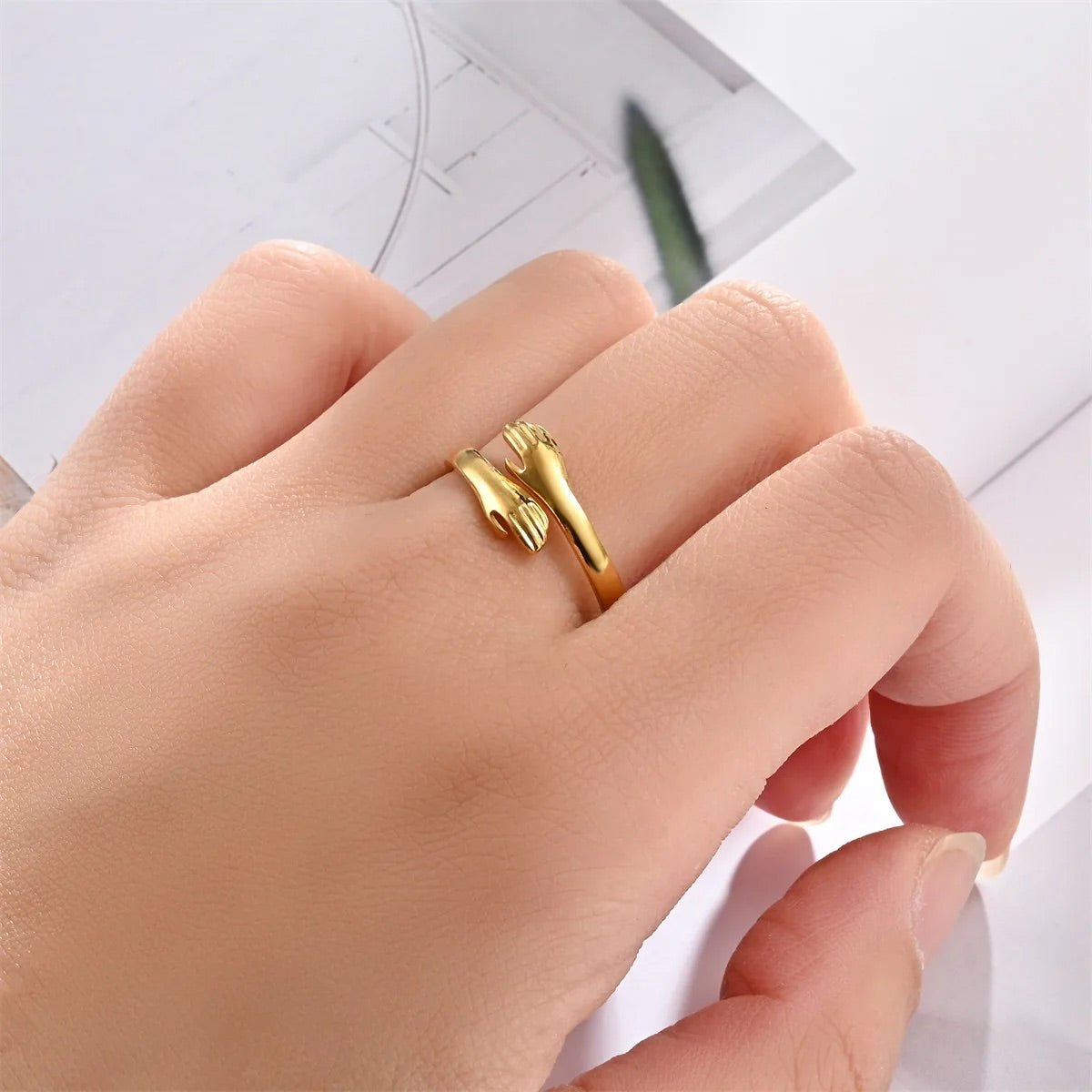 Couple's Hug Ring