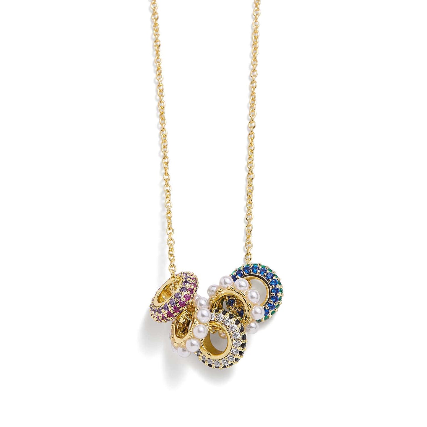 Collar trío de rondelles