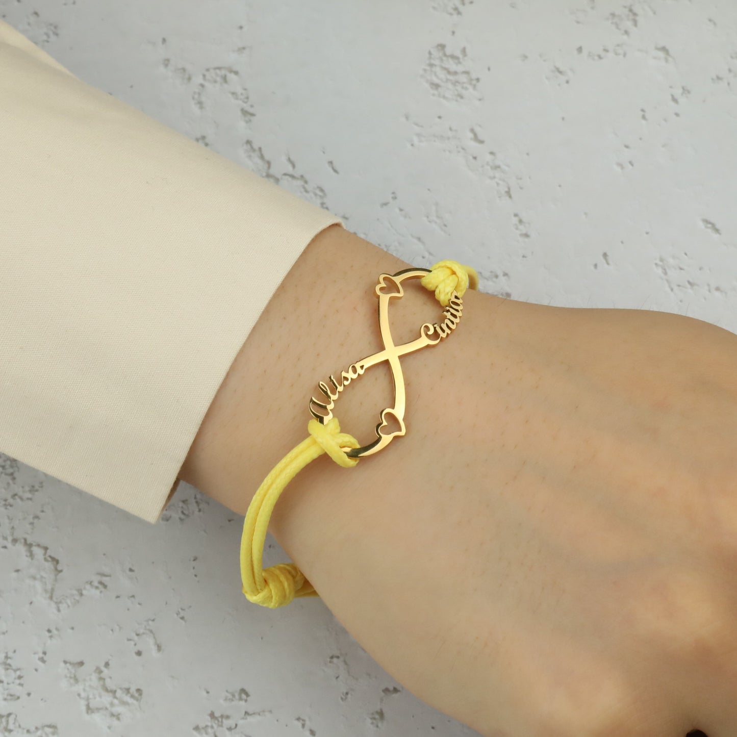 Personalized Infinity Bracelet
