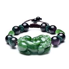 Black Green Jade Pixiu Pendant