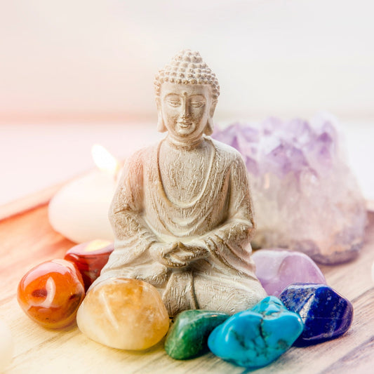 Buddha Stones Alloy Peace Buckle Luck Red String Bracelet