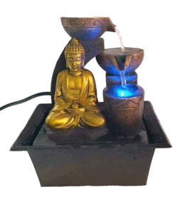 Buddha Stones Auspicious Clouds Engraved Heart Sutra Pattern Titanium Steel Calm Ring