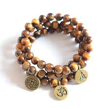 Buddha Stones Black Obsidian Cinnabar Silver Sheen Obsidian Cat Fulfilment Bracelet
