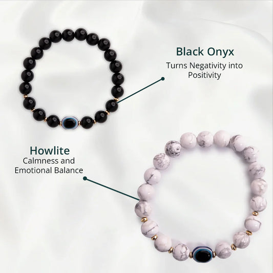 Buddha Stones Blue Chalcedony Green Sandalwood Small Leaf Red Sandalwood Double Wrap Emotional Balance Bracelet