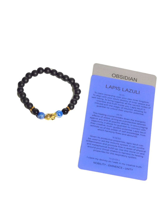 Buddha Stones Blue Crystal Healing Bracelet: A Journey of Spiritual Growth