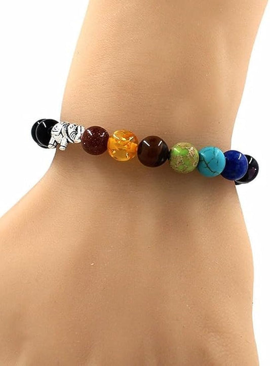 Buddha Stones Blue Tiger Eye Protection Bracelet