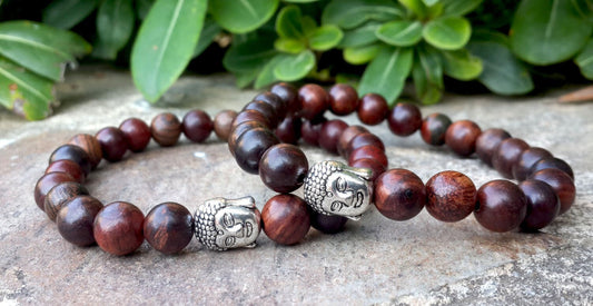 Buddha Stones Bodhi Seed Five Directions Gods Of Wealth Wisdom Bracelet
