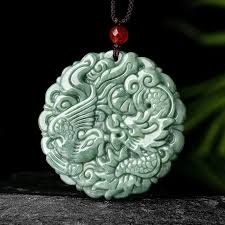 Buddha Stones Chinese Zodiac Dragon Zircon Protection Necklace Pendant