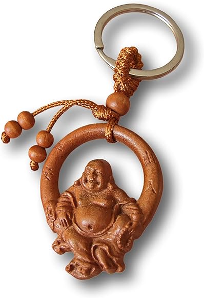 Buddha Stones Chinese Zodiac Peach Wood Blessing Red String Belly Chain