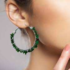 Buddha Stones Earrings: The Harmony of Jade and Design