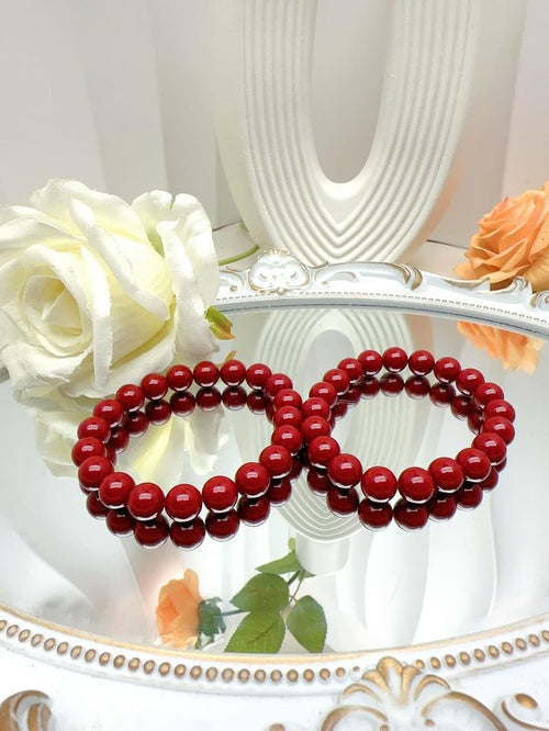 Buddha Stones Handmade Cinnabar Peace Buckle Lotus Calm Blessing Braided Rope Bracelet