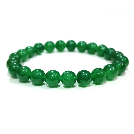 Buddha Stones Handmade Green String Jade Orchid Braided Prosperity Bracelet