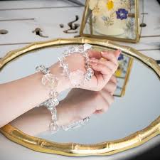 Buddha Stones Natural Aquamarine Pearl Healing Ginkgo Leaf Butterfly Charm Bracelet