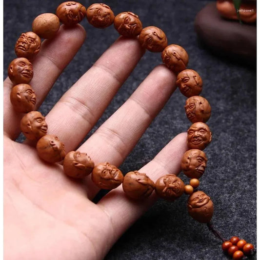 Buddha Stones Natural Citrine Smoky Quartz Tiger Eye Duobao Crystal Prosperity Bracelet
