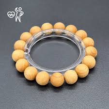 Buddha Stones Natural Thuja Sutchuenensis Optimistic Bracelet