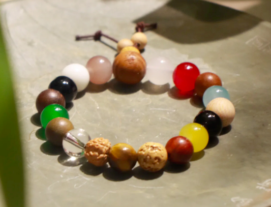 Buddha Stones Pi Xiu Carrying Fu Character Six True Words Om Mani Padme Hum Copper Brass Beads Wealth Bracelet Bangle