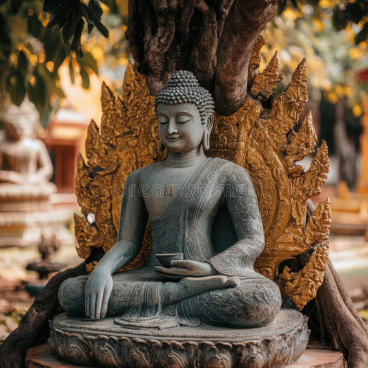 Buddha Stones Red Agate Gold Plated Copper Year Of The Snake Happiness Bracelet