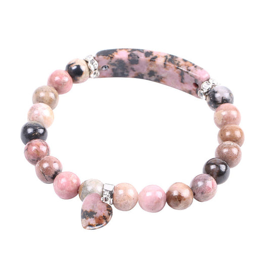 Buddha Stones Rhodonite Healing Relationships Bracelet: A Symbol of Connection