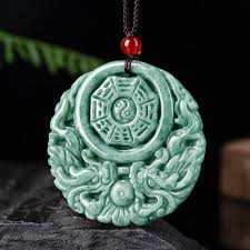 Buddha Stones Vintage Yin Yang Copper Brass Sword Balance Necklace Pendant