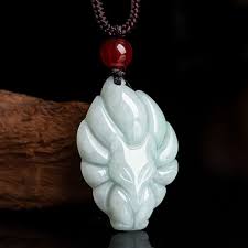 Embrace Nature's Beauty with the Nine-Tailed Fox Jade Pendant
