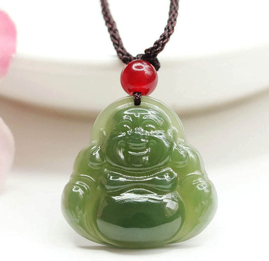 Embrace Trends with Buddha Stones Hetian Jade Necklace