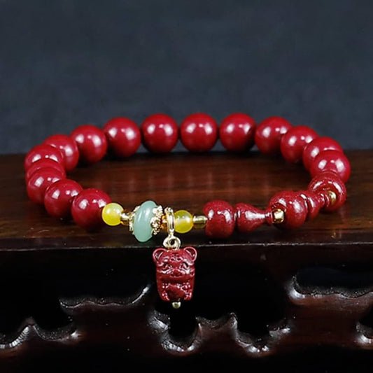Embracing Elegance: The Craft of Buddha Stones Cinnabar Bracelets