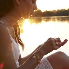 Embracing Healing with the Buddha Stones Amethyst Lily Charm Bracelet