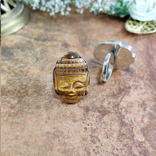 Embracing Positive Energy with Buddha Stones Balance Ring