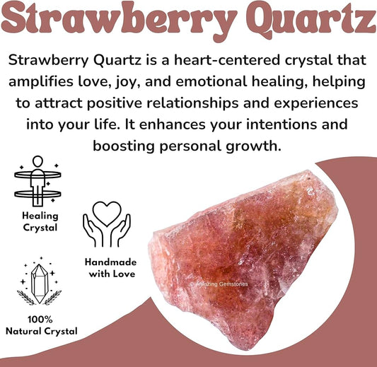 Embracing Positivity with Buddha Stones Strawberry Quartz Bracelet