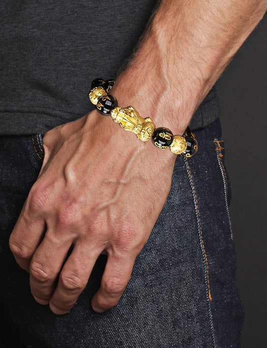 Embracing Self-Care with Buddha Stones Obsidian Bracelet