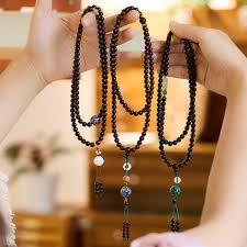 Embracing Serenity with Buddha Stones Red Sandalwood Necklace