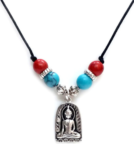 Embracing Tradition: Buddha Stones Tibetan Great Wall Pattern Ring